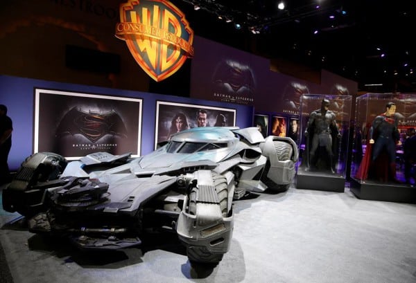 Batmobile from the upcoming "Batman v. Superman" film.