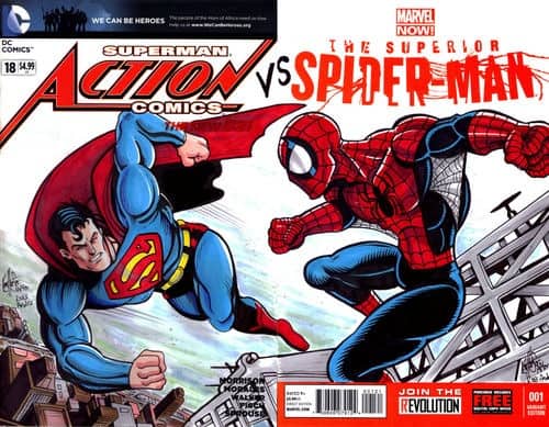 Remarked homahe to Superman vs. Spider-Man #1 by Ken Haeser