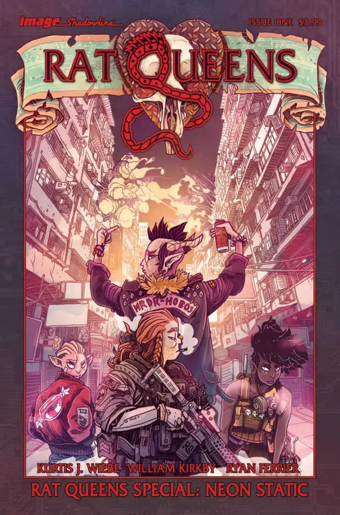 RAT QUEENS SPECIAL: NEON STATIC one-shot cover