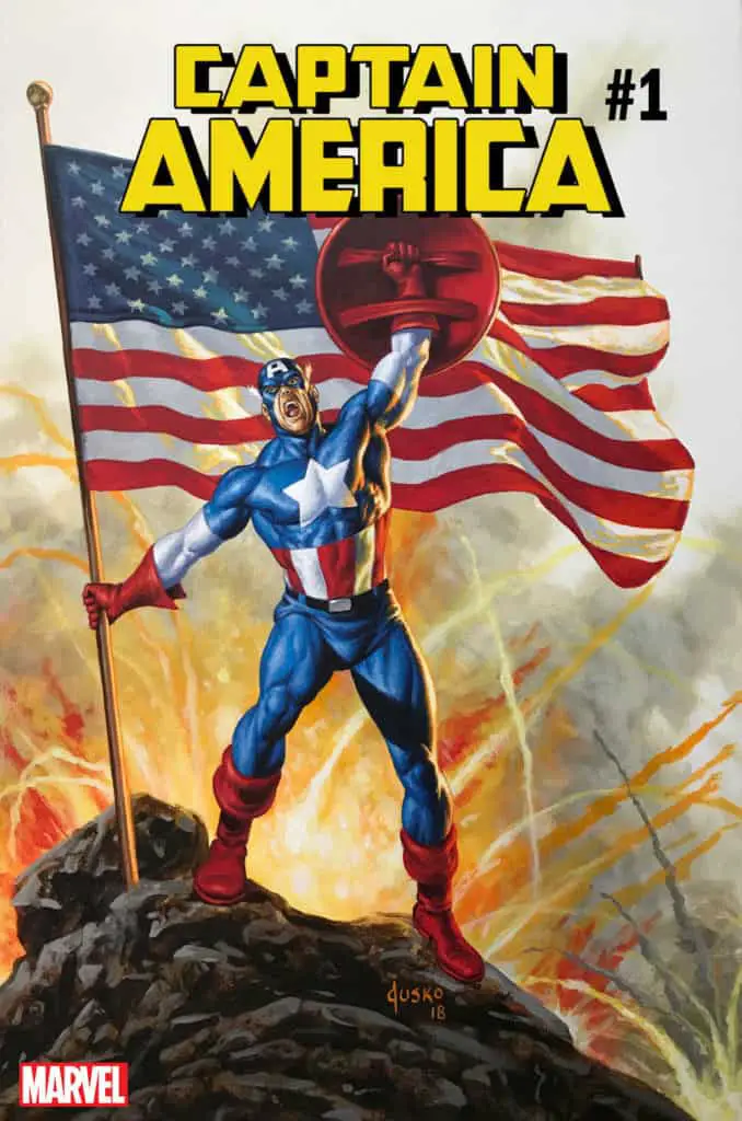 Captain America #1 - Variant Cover by Joe Jusko