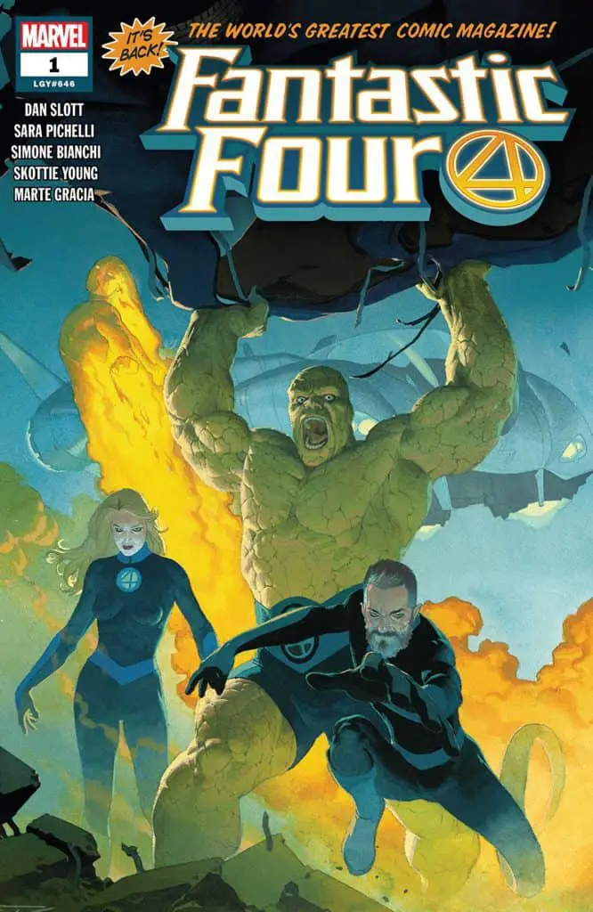 Fantastic Four #1 - Main Cover by Esad Ribic