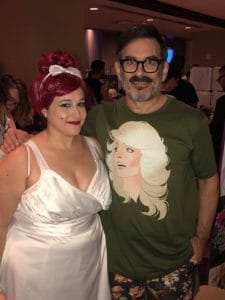 Dan Parent with Angel Kitty cosplayer at Flame Con 2018