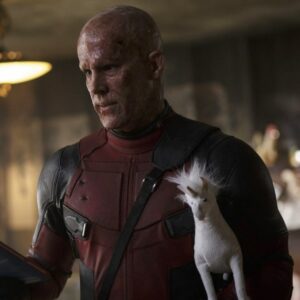 Ryan Reynolds shows some damage as Deadpool in "Deadpool." TM and © 2015 Twentieth Century Fox Film Corporation. All Rights Reserved. Not for sale or duplication.