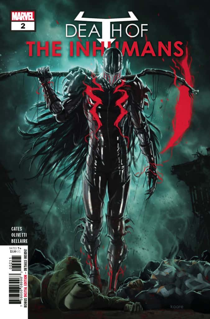 Death of the Inhumans #2 - Main Cover by Kaare Andrews