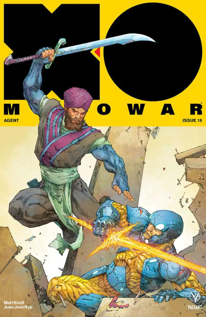 X-O MANOWAR #19 – Cover A by Kenneth Rocafort