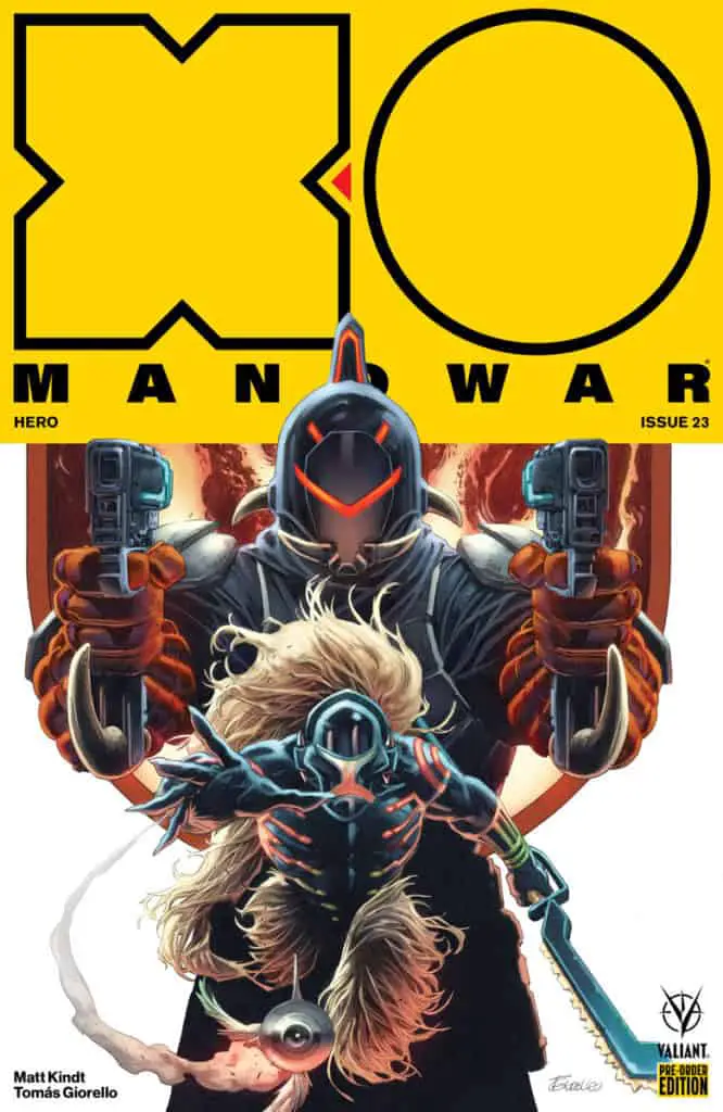 X-O Manowar #23 - Pre-Order Edition Variant by Tomas Giorello